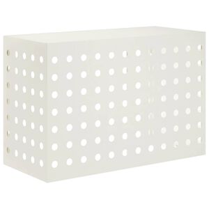 vidaXL L&eacute;gkondicion&aacute;l&oacute; Takar&oacute; Feh&eacute;r 90 x 40 x 60 cm Ac&eacute;l