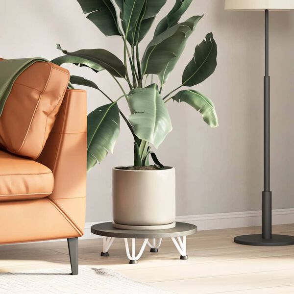 vidaXL 4 db fehér, tömör acél hajtűláb dohányzóasztalhoz, 10 cm