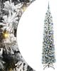 vidaXL Mű kar&aacute;csonyfa 300 LED-del Z&ouml;ld 240 cm PVC, ac&eacute;l &eacute;s műanyag