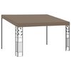 vidaXL t&oacute;psz&iacute;nű falra szerelhető pavilon 4 x 3 x 2,5 m