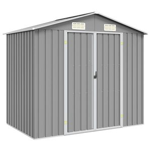 vidaXL sz&uuml;rke horganyzott ac&eacute;l kerti f&eacute;szer 205 x 129 x 183 cm