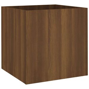 vidaXL barna t&ouml;lgy sz&iacute;nű szerelt fa vir&aacute;gtart&oacute; 40 x 40 x 40 cm
