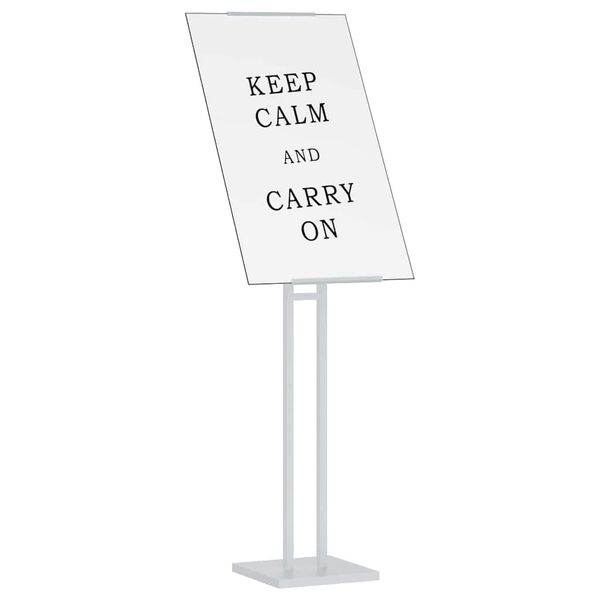 vidaXL Ki&aacute;ll&iacute;t&oacute; &Aacute;llv&aacute;ny 2 pcs Feh&eacute;r 26,5 x 26,5 x 150 cm Ac&eacute;l