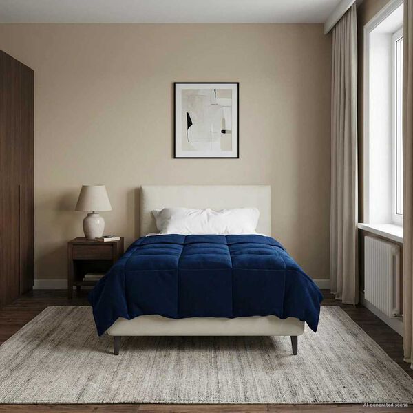 vidaXL Ny&aacute;ri Takarm&aacute;ny S&ouml;v&eacute;nyes S&ouml;t&eacute;t k&eacute;k 135 x 200 cm Mikrosz&aacute;l