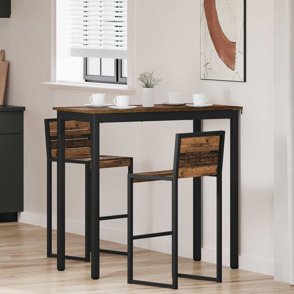 vidaXL &Eacute;tkezőasztalok Faanyag