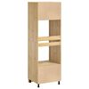 vidaXL Cabinet ajt&oacute;val SKI M&eacute;zes Barna 66 x 58 x 207 cm T&ouml;m&ouml;r fenyőfa