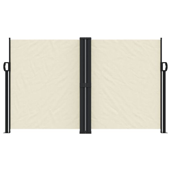 vidaXL kr&eacute;msz&iacute;nű beh&uacute;zhat&oacute; oldals&oacute; napellenző 140 x 1000 cm