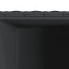 vidaXL fekete polyrattan kerti &uuml;ltetől&aacute;da 40x40x80 cm