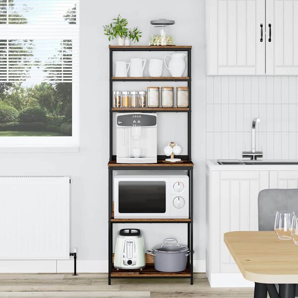 vidaXL Konyhai polc &Ouml;reg fa 60 x 40 x 168 cm Faanyag