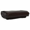 vidaXL Ponyva 650g / m&sup2; Barna 1,5 x 10 m V&aacute;szon PVC bevonattal