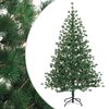 vidaXL Műanyag Hajtogat&oacute;s Kar&aacute;csonyfa 150 cm PVC &eacute;s f&eacute;m Z&ouml;ld