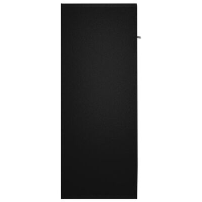 vidaXL fekete forgácslap tálalószekrény 60 x 30 x 75 cm