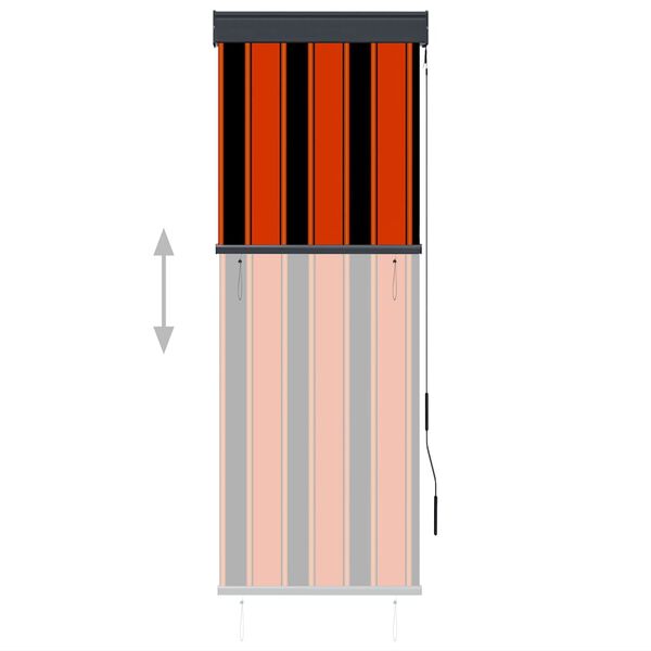 vidaXL narancss&aacute;rga &eacute;s barna k&uuml;lt&eacute;ri rol&oacute; 60 x 250 cm