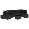 vidaXL Kanap&eacute; Szett 8 db polirattan