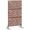 vidaXL Mag&aacute;nszf&eacute;ra K&eacute;pernyő 100 x 50 x 180 cm Időj&aacute;r&aacute;s&aacute;ll&oacute; Ac&eacute;l