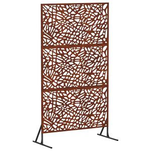 vidaXL Mag&aacute;nszf&eacute;ra K&eacute;pernyő 100 x 50 x 180 cm Időj&aacute;r&aacute;s&aacute;ll&oacute; Ac&eacute;l
