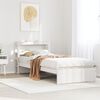 vidaXL feh&eacute;r &aacute;gykeret fejt&aacute;ml&aacute;val matrac n&eacute;lk&uuml;l 90x190 cm