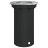 vidaXL fekete kerek &ouml;nt&ouml;tt alum&iacute;nium k&uuml;lt&eacute;ri talajl&aacute;mpa 10,5 x 10,5 cm