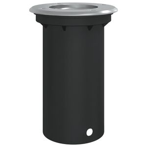vidaXL fekete kerek &ouml;nt&ouml;tt alum&iacute;nium k&uuml;lt&eacute;ri talajl&aacute;mpa 10,5 x 10,5 cm