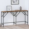 vidaXL Konzolasztal &Ouml;reg fa 140 x 29 x 75 cm Faanyag
