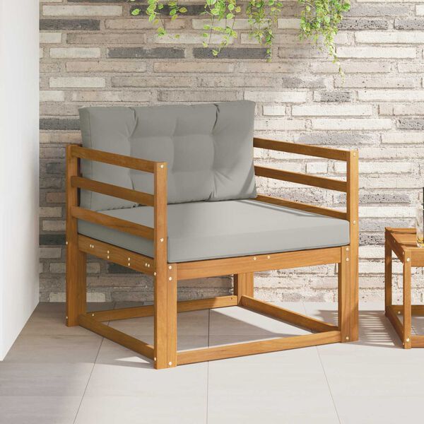 vidaXL K&uuml;lt&eacute;ri k&ouml;z&eacute;pső kanap&eacute; T&ouml;m&ouml;r Ak&aacute;cfa Term&eacute;szetes