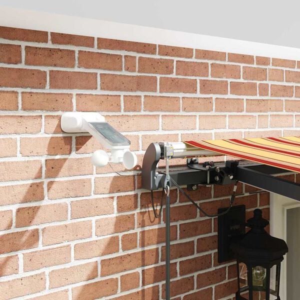 vidaXL Napernyő Anyag Sárga és narancs 500 × 300 cm Poliészter