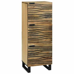 vidaXL Highboard Barna 40 x 33 x 110 cm t&ouml;m&ouml;r mang&oacute;fa