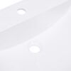 vidaXL fehér SMC beépíthető mosdókagyló 800 x 460 x 130 mm