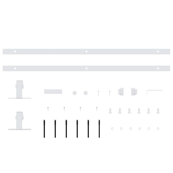 vidaXL feh&eacute;r sz&eacute;nac&eacute;l mini tol&oacute;ajt&oacute;s szekr&eacute;ny szerel&eacute;k szett 122 cm