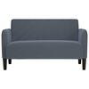 vidaXL sötétszürke bársony loveseat kanapé 109 cm
