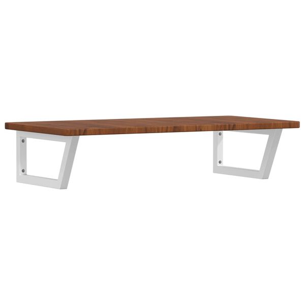 vidaXL ac&eacute;l &eacute;s t&ouml;m&ouml;r t&ouml;lgyfa falra szerelhető mosd&oacute;polc