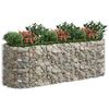 vidaXL horganyzott vas gabion magaságyás 300x100x100 cm