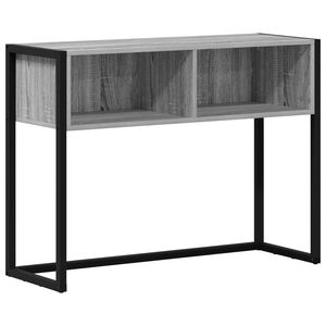 vidaXL V&eacute;gasztal Sz&uuml;rke Sonoma 100 x 36 x 75 cm Szerelt Fa