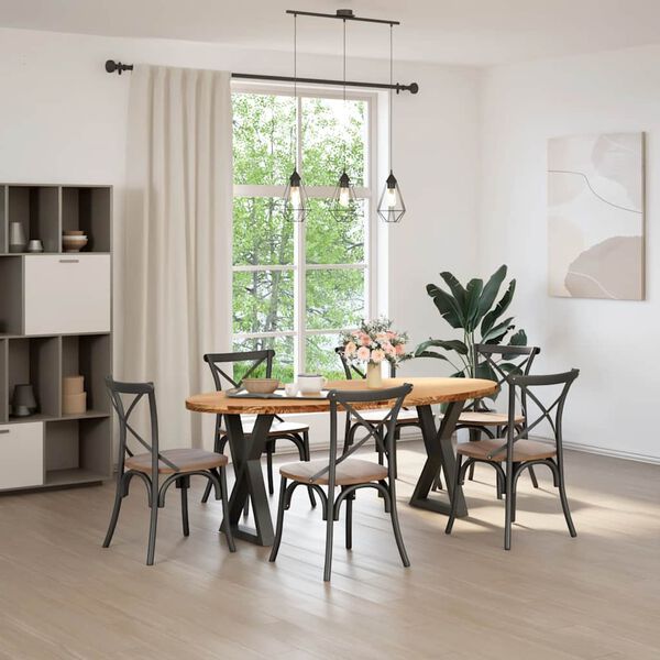 vidaXL viaszbarna t&ouml;m&ouml;r fenyőfa &aacute;gy matrac n&eacute;lk&uuml;l 90 x 200 cm