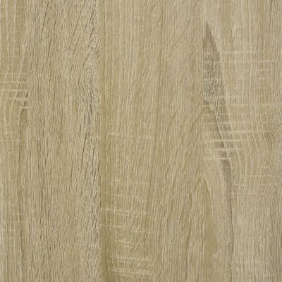 vidaXL sonoma-tölgy szerelt fa íróasztal polcokkal 102 x 45 x 148 cm