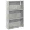 vidaXL F&uuml;rdőszobai faliszekr&eacute;ny Beton Sz&uuml;rke 40 x 10 x 60,5 cm