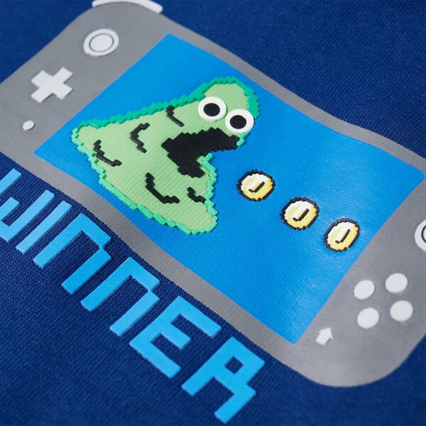 S&ouml;t&eacute;tk&eacute;k kapucnis gyerekpul&oacute;ver 140