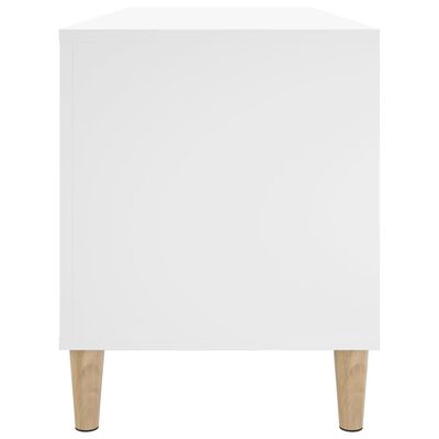 vidaXL fehér szerelt fa hanglemezszekrény 100 x 38 x 48 cm