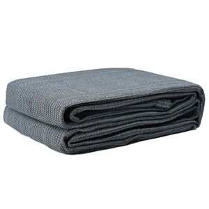 vidaXL S&aacute;tor szőnyeg K&eacute;k &eacute;s Sz&uuml;rke 200 x 250 cm Polietil&eacute;n