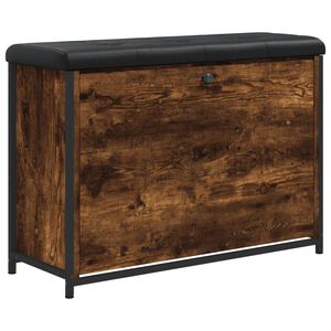 vidaXL f&uuml;st&ouml;s t&ouml;lgy sz&iacute;nű cipőpad lehajthat&oacute; fi&oacute;kkal 82x32x56 cm