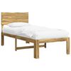 vidaXL Egyszem&eacute;lyes &Aacute;gykeret Fejt&aacute;ml&aacute;val ROSTOCK Feh&eacute;r 90 x 190 cm