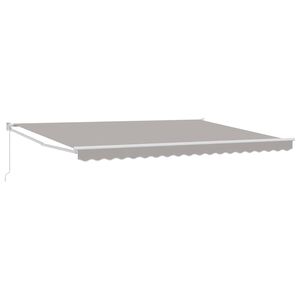vidaXL Napernyő Vil&aacute;gossz&uuml;rke 450 x 300 x 165 cm Poli&eacute;szter &eacute;s f&eacute;m