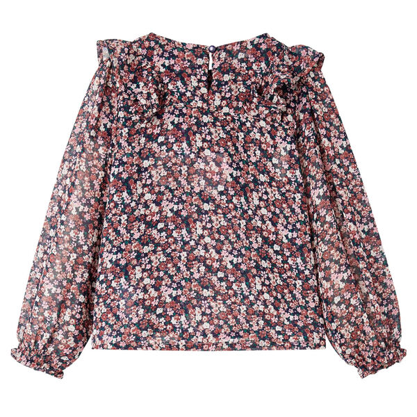 Gyerek hosszú ujjú ing Sötét rózsaszín 128