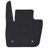 vidaXL Aut&oacute;szőnyeg 4 pcs Fekete Ford MONDEO 2014-hez megfelelő Gumi