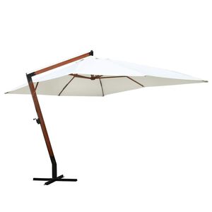 vidaXL feh&eacute;r napernyő 300 x 400 cm