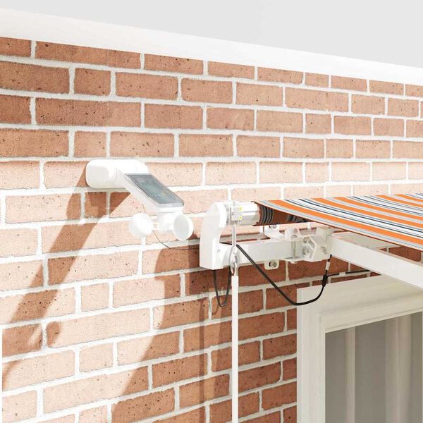 vidaXL Beh&uacute;zhat&oacute; napellenző Soksz&iacute;nű 300 x 250 cm Poli&eacute;szter &eacute;s f&eacute;m