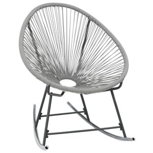 vidaXL sz&uuml;rke polyrattan k&uuml;lt&eacute;ri hintatalpas kagyl&oacute;sz&eacute;k