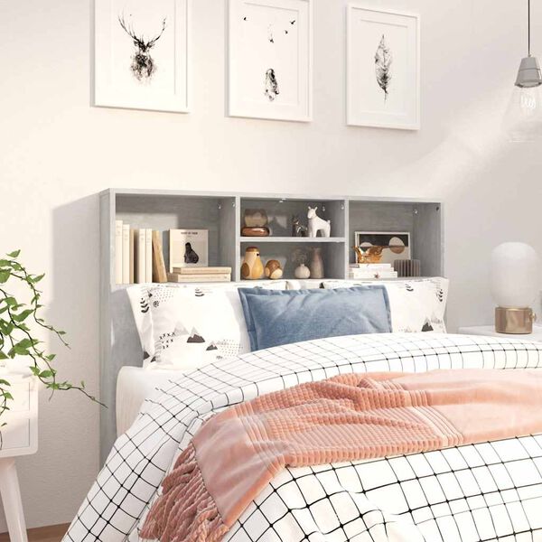 vidaXL betonsz&uuml;rke &aacute;thidal&oacute; szekr&eacute;ny 120 x 19 x 103,5 cm