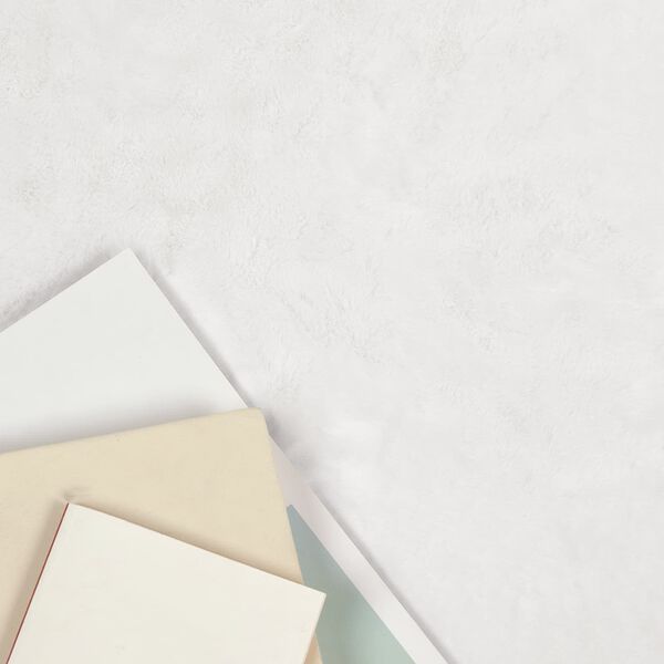 vidaXL Mű Nyúl Szőr Szőnyeg Olite Fehér 60 x 90 cm Poliészter