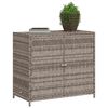 vidaXL sz&uuml;rke polyrattan kerti t&aacute;rol&oacute;szekr&eacute;ny 83x45x76 cm